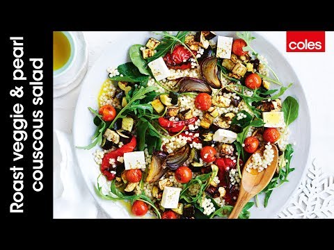 How to make a roast veggie & pearl couscous salad