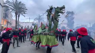 Festa Major Sant Pau 2023. Drac de Ribes. Sant Pere de Ribes