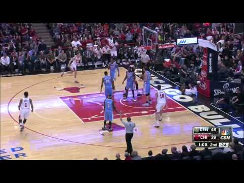 Jimmy Butler Finishes Strong Nuggets vs Bulls January 1, 2015 NBA Season 2014 15