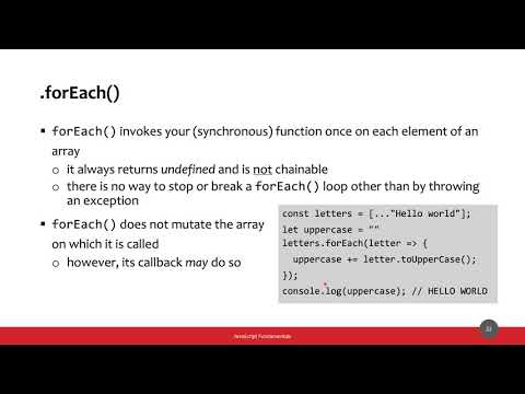 MetWeb-2020-L05b: JavaScript - programmazione funzionale