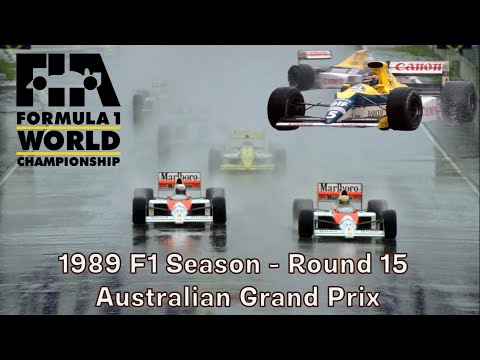 1989 F1 Season - Rd 16 - Australian Grand Prix