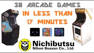30 Nichibutsu Arcade Games In Under 17 Minutes