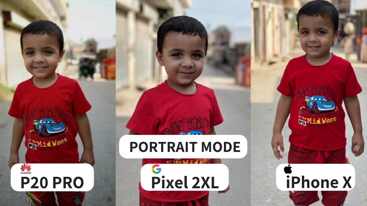 Huawei P2O Pro Vs Pixel 2 XL Vs iPhone X | PORTRAIT MODE TEST | Camera Test