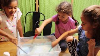 How to make Slime Sensory Bins for Children!
