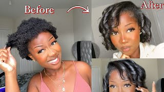 HOW TO DO A SILK PRESS ON 4C HAIR AT HOME/ Beginner friendly tutorial