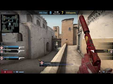 CS:GO POV Demo BIG XANTARES (22/17) vs OG (de_dust2)