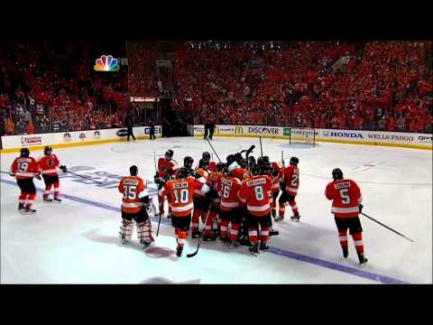 Danny Briere 2 goals (OT Winner) Round 2 Game 1 Flyers vs Devils