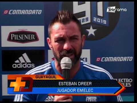 Emelec se alista para enfrentar a Huracán por copa Libertadores