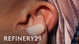 I Got 24K Gold Ear Seeds | Macro Beauty | Refinery29