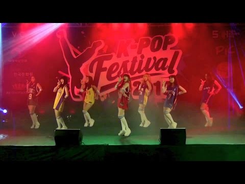 151009 Pinkie Pie cover Apink - Hush + Mr.Chu @K-POP Festival 2015