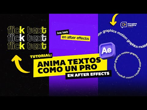 ANIMA textos como un PRO - After Effects tutorial