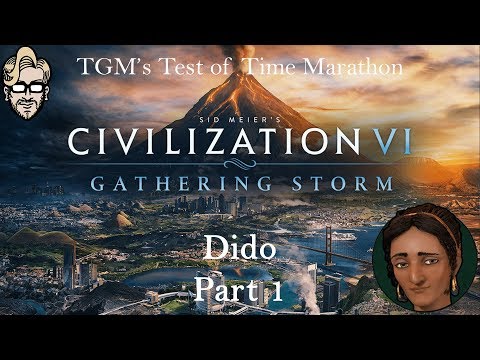 Let's Play Civilization 6: Gathering Storm - Deity - Dido part 1