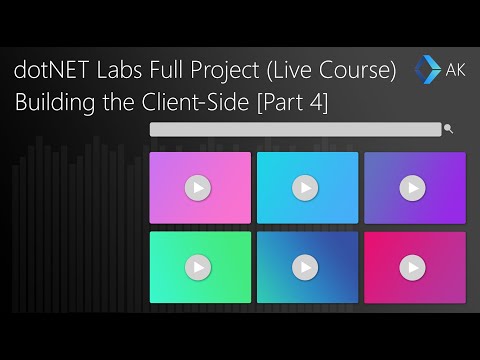 dotNet Labs | Full Project | Building the Client Side with Blazor Fluent UI Part 4