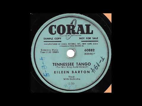 Eileen Barton Tennessee Tango 1953