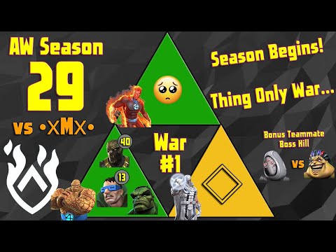 Alliance War Season 29 #1 vs •✗M✗•  Just 3 Simple Thing Fights
