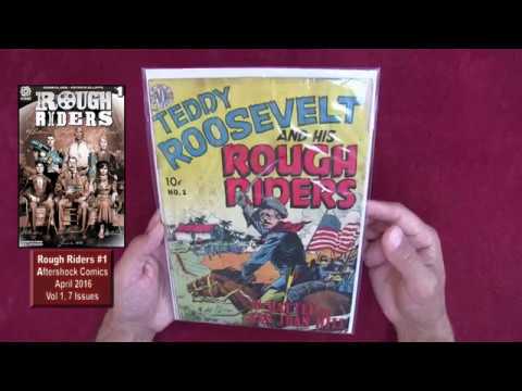 Reading Comics: Teddy Roosevelt and His Rough Riders #1, Avon, 1950, Kinstler, Palais [ASMR] Video