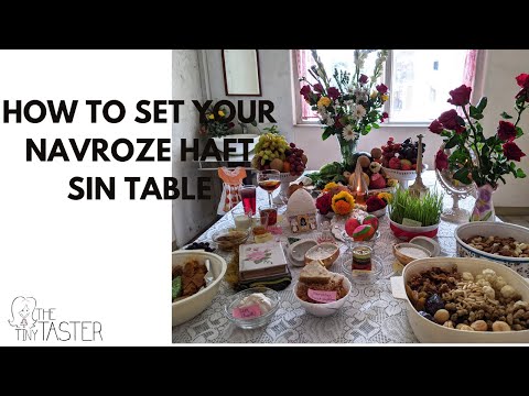 Navroze Haft Sin Table | How To Set A Navroze Table | Nowruz | Haft Sin | Persian New Year| Parsis