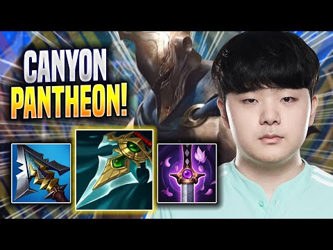 CANYON IS A GOD WITH PANTHEON! - DK Canyon Plays Pantheon JUNGLE vs Lillia! | Season 2022