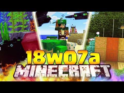 FINALMENTE LE NOVITÀ OCEANICHE - Minecraft ITA - 18w07a: Tartarughe, Phantom, Tridente, Alghe