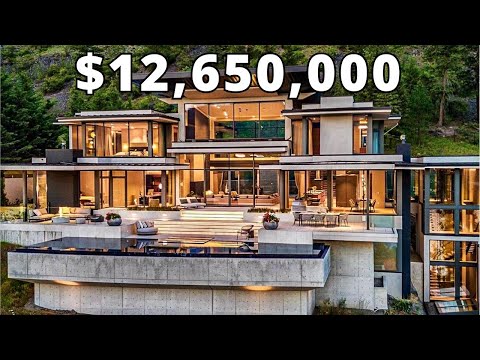 Inside Okanagan’s $12M Lakefront Dream Home | Award-Winning Modern Luxury | Property Goals