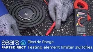 Electric Range: Testing Coil Surface Elements with Limiter Switches