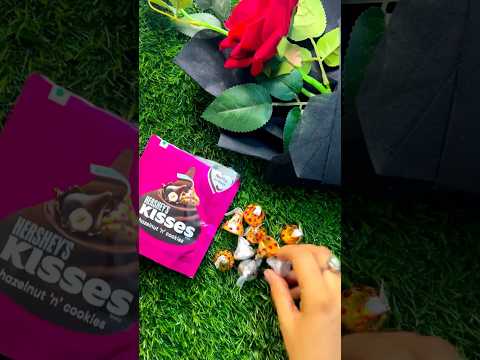 🩷Hershey kisses chocolate unboxing ASMR🩷#unboxingasmr#satisfyingrelaxingcandyunboxing#viralshorts