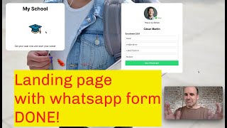 WhatsApp Forms and Landing Pages
