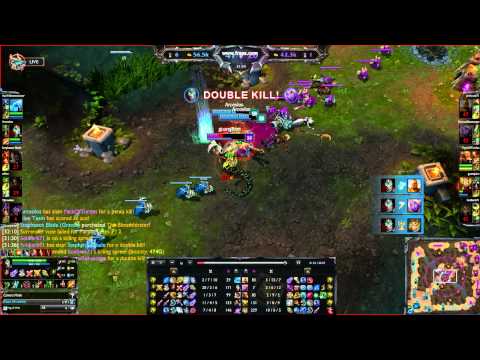 SHACO 1v5 PENTAKILL (Shaco is simply God)