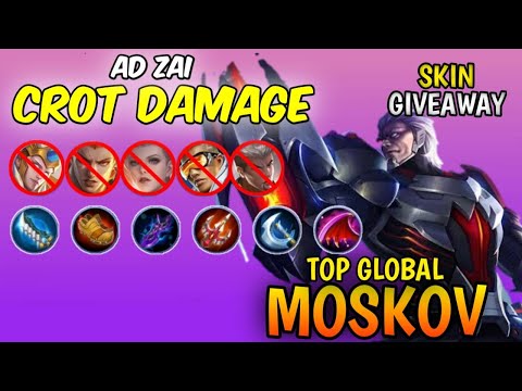 CRAZY DAMAGE !! Moskov Best Build 2020 | Build Moskov Tersakit 2020 | Moskov Top Global