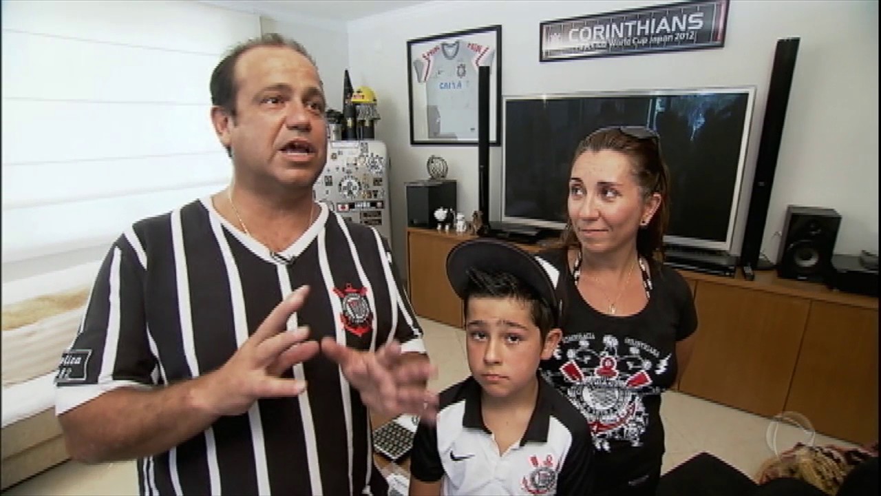 Conheça uma família de loucos pelo Corinthians