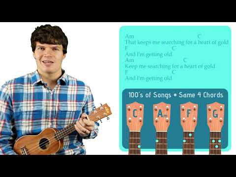 Heart Of Gold - Neil Young | Easy Ukulele Tutorial & Cover (58)