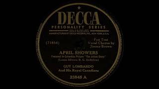 Music video thumbnail preview for Guy Lombardo And His Royal Canadians - April Showers (1944) by Guy Lombardo and His Royal Canadians