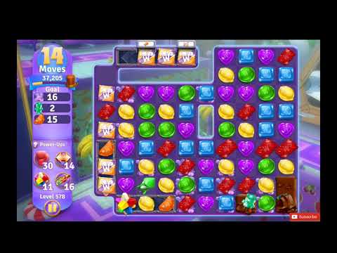 Wonka's World of Candy Level 578 NO BOOSTERS - A S GAMING ✔
