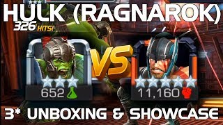 Hulk (Ragnarok) Unboxing & Duel vs. Thor (Ragnorok) | Marvel Contest of Champions