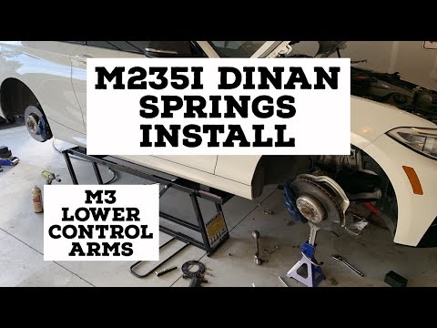 M235i DINAN SPRINGS AND M3 LOWER CONTROL ARMS INSTALL