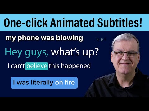 SubMachine one click animated subtitles