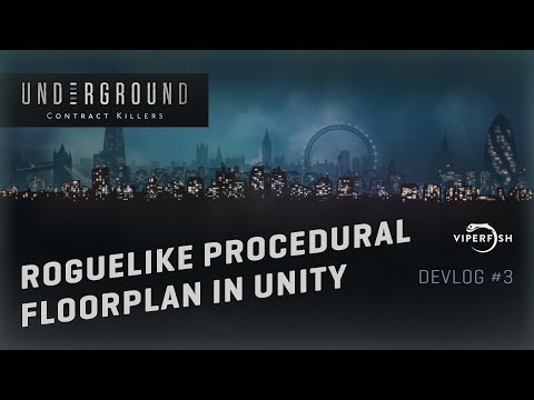 Roguelike Procedural Floorplan in Unity • Underground Devlog #3