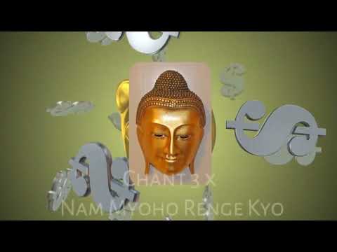 WARNING! 10 min MIRACLE MONEY MANTRA 200% FAST NAM MYOHO RENGE KYO VISUALIZE WEALTH HEA