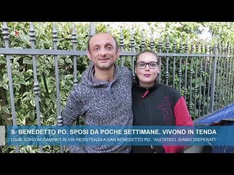 Sposi da pochi mesi finiscono a vivere in tenda