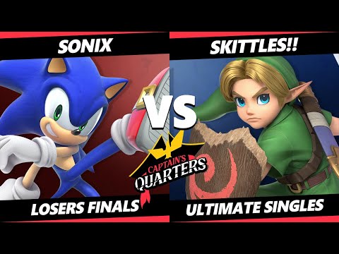 Captain's Quarters 5 Losers Finals - BAN  Sonix (Sonic) Vs Skittles (Young Link) Smash Ultimate SSBU