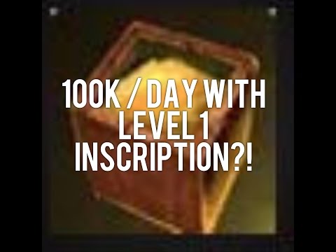 Make 100k Gold in 10 Minutes Each Day with Level 1 Inscription - Legion Gold Guide