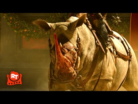 Gladiator II (2024) - BADASS WAR RHINO!!! Scene | Movieclips