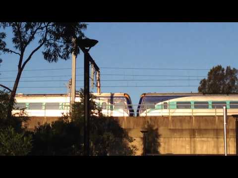 NSW Trainlink Xplorer Passes over Meadowbank Bridge