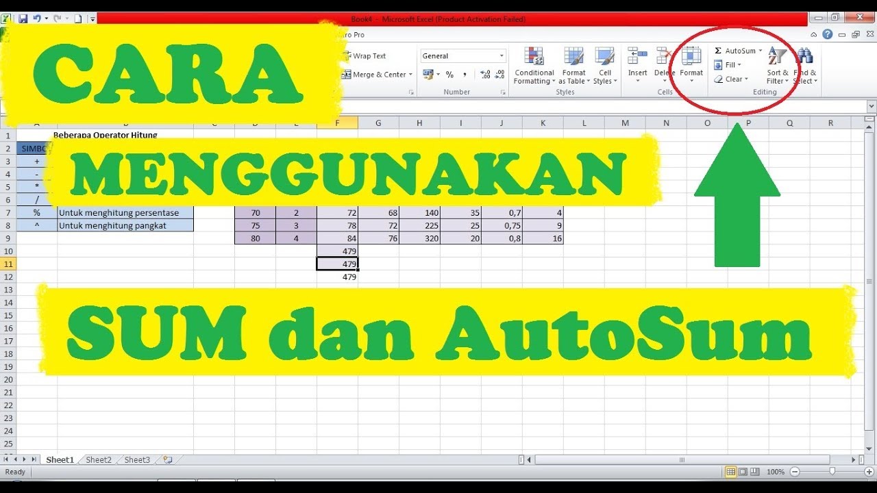 Lihat Apa Itu Autosum Apa Itu Autosum