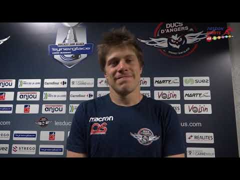 La réaction de Maxime LACROIX : Angers - Anglet (4-0).