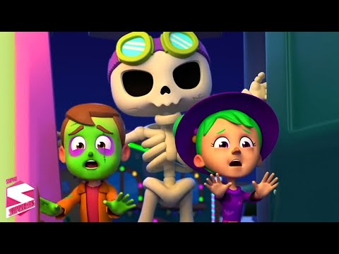 Le vieux Mcjoe avait une maison hantée | Rimes d'halloween | Super Supremes Française | Musique bébé