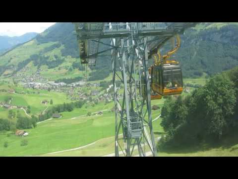 Luftseilbahn Dallenwil - Wirzweli Talfahrt