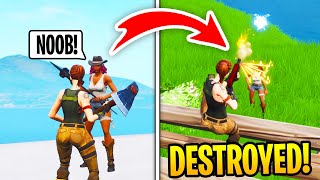 I Met A TOXIC GIRL In Fortnite Squad Fills, Then DESTROYED Her (RAGE)