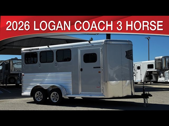 Preview image of 2025 Logan Coach Bullseye 3 Horse Bumper Pull youtube video
