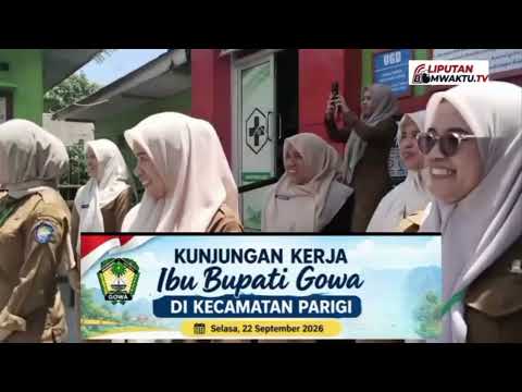 Bupati Gowa di Sambut Hangat Warga Parigi